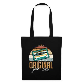 Original Juin 1969 Né 1969 Rétro - Sac en tissu - noir - Devant