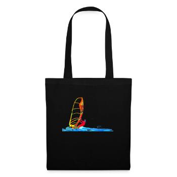 planche à voile - Sac en tissu - noir - Devant