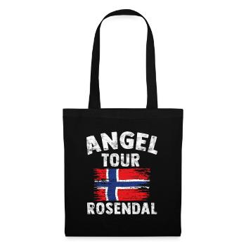 ROSENDAL - Angel Tour Norvège personnalisable - Sac en tissu - noir - Devant