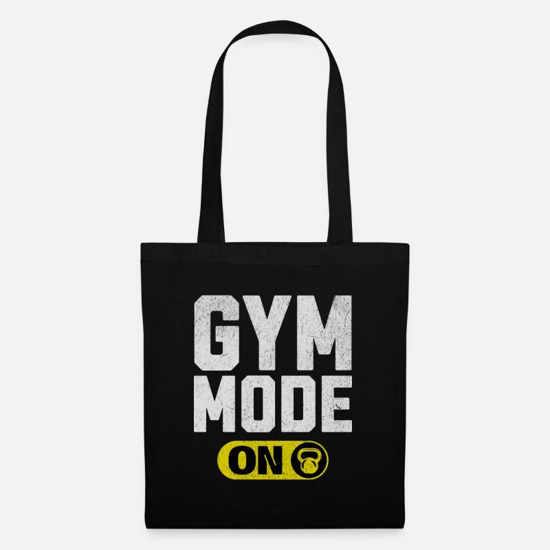 Gym Mode On - Tote Bag - black