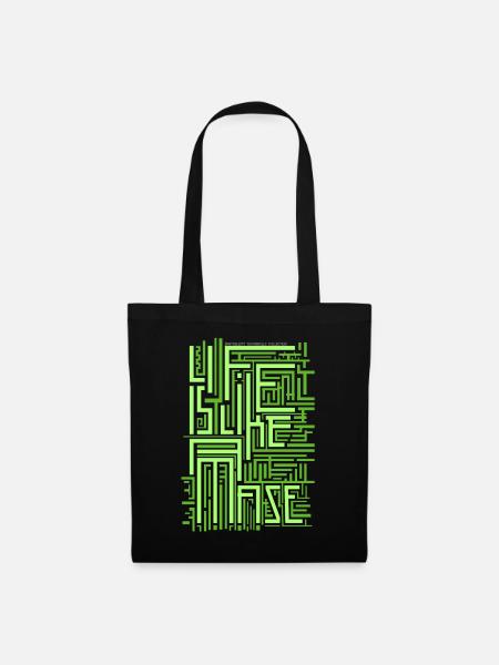 The Maze - Stoffbeutel - Schwarz