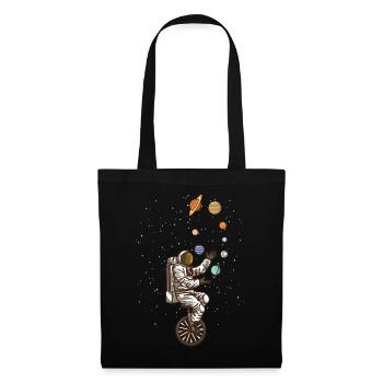 Drôle de cirque astronaute - Sac en tissu - noir - Devant