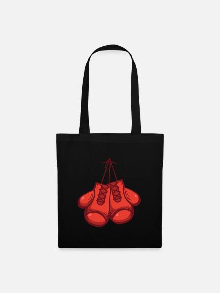 Boxhandschuhe - Stoffbeutel - Schwarz