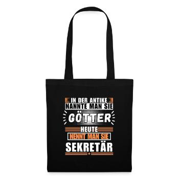 Les dieux dans l’Antiquité. Aujourd’hui secrétaire - Sac en tissu - noir - Devant