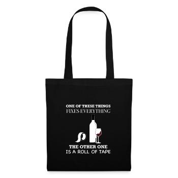 Humor wine birthday personalized gift - Tote Bag - black - Front