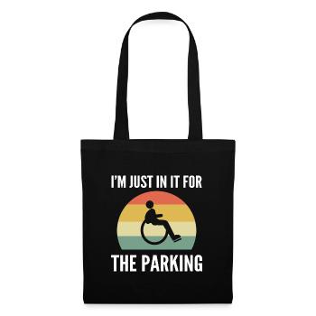 Wheelchair - Tote Bag - black - Front