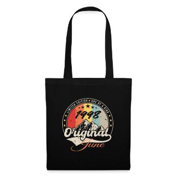 June 1998 Original 1998 Anniversary 1998 June - Tote Bag - black - Front