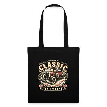 40e anniversaire Oldtimer 1985 PAS VIEUX CLASSIQUE - Sac en tissu - noir - Devant