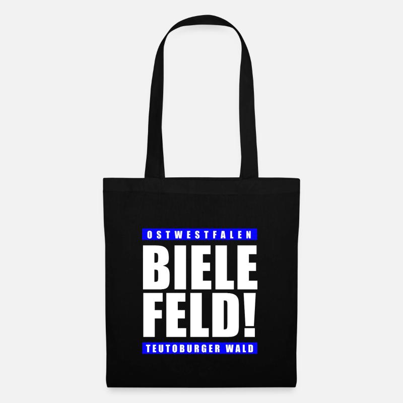 Bielefeld Ostwestfalen Teutoburger Wald - Stoffbeutel - Schwarz
