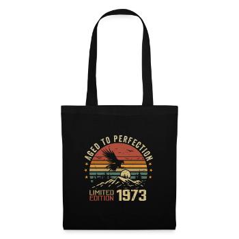 Jahrgang 1973 Limitierte Auflage 1973 Retro 1973 - Stoffbeutel - Schwarz - Vorne