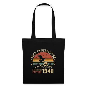Vintage 1940er Jahre Limitierte Auflage 1940er Jahre Retro 1940er Jahre - Stoffbeutel - Schwarz - Vorne