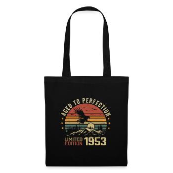 Jahrgang 1953 Limitierte Auflage 1953 Retro 1953 - Stoffbeutel - Schwarz - Vorne