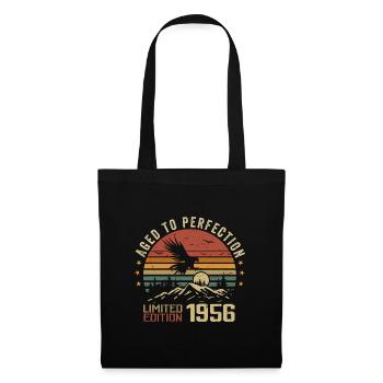 Jahrgang 1956 Limitierte Auflage 1956 Retro 1956 - Stoffbeutel - Schwarz - Vorne