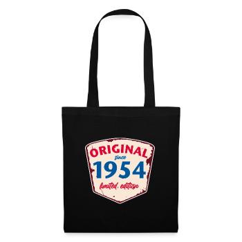 1954 Blechschild - limeted edition - Vintage - Stoffbeutel - Schwarz - Vorne