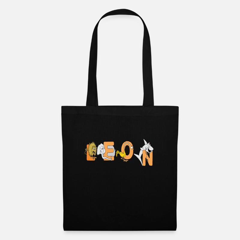 Leon - Stoffbeutel - Schwarz