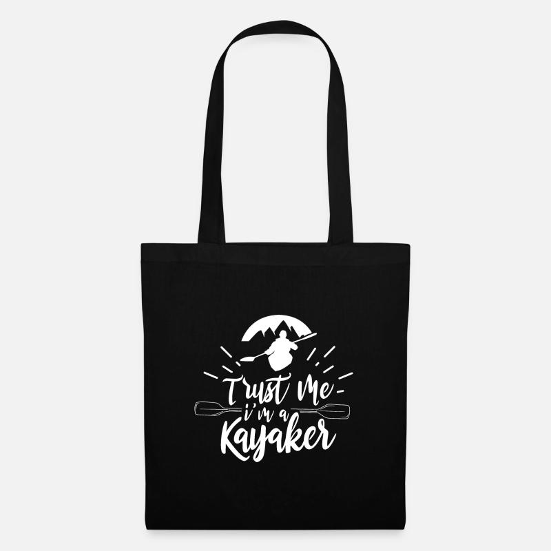 Vertrau Mir Ich Bin Ein Kayaker Kajaker Kajak - Stoffbeutel - Schwarz