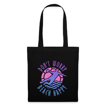 Do not Worry Beach Happy beach handball - Tote Bag - black - Front