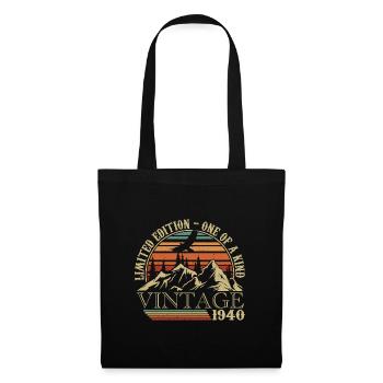 1940's Vintage 1940's Retro 1940's Anniversary Gift - Tote Bag - black - Front