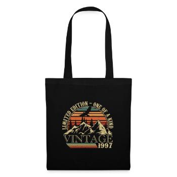 1997 Vintage Cadeau Anniversaire 1997 Retro 1997 - Sac en tissu - noir - Devant