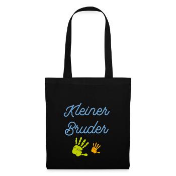 Kleiner Bruder T-Shirt - Stoffbeutel - Schwarz - Vorne