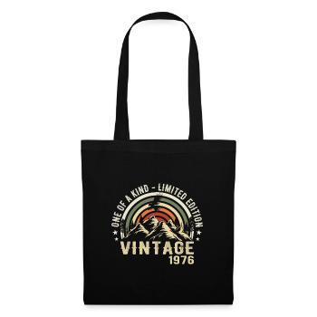 Born in 1976 Vintage 1976 Retro Birthday 1976 - Tote Bag - black - Front