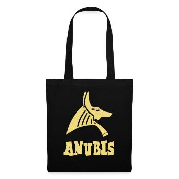 Anubis - cool T-shirt with the Egyptian god - Tote Bag - black - Front