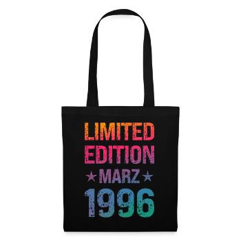 Fête d'anniversaire en édition limitée Vintage 1996 - Sac en tissu - noir - Devant