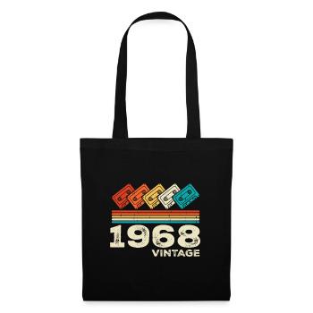 Legendary Since 1968 Vintage Retro Anniversary - Tote Bag - black - Front