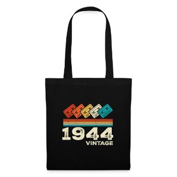Legendary Since 1944 Vintage Retro Anniversary - Tote Bag - black - Front