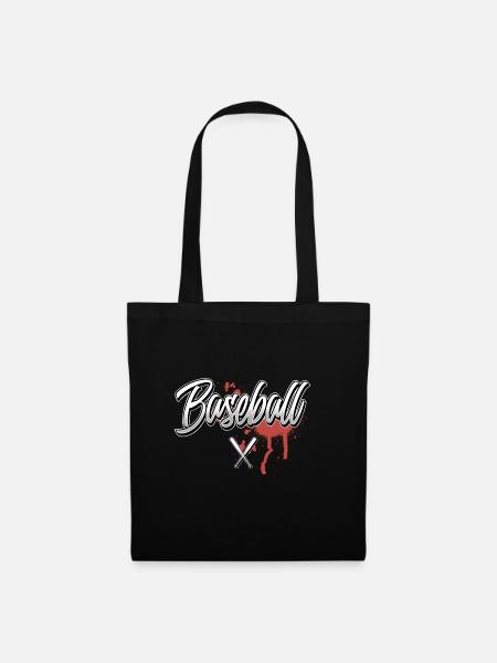 Baseball - Stoffbeutel - Schwarz