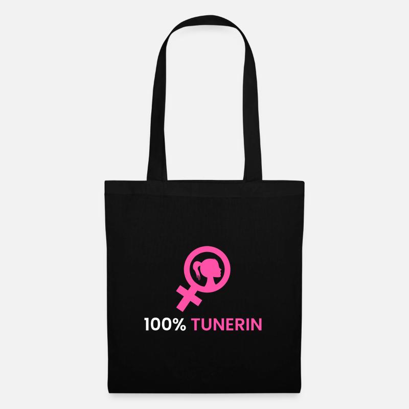 100% Tunerin - Stoffbeutel - Schwarz