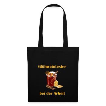 Gluehweintester - Stoffbeutel - Schwarz - Vorne