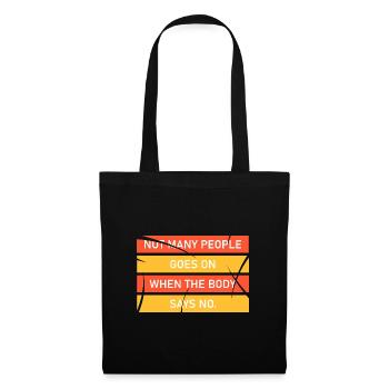DON'T GIVE UP - Tote Bag - black - Front