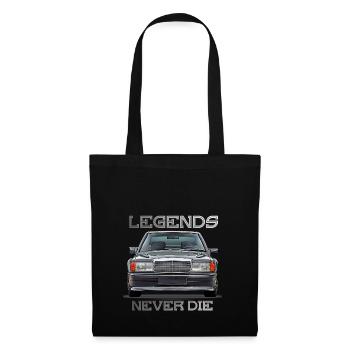 W201 190E legends never die - Tote Bag - black - Front