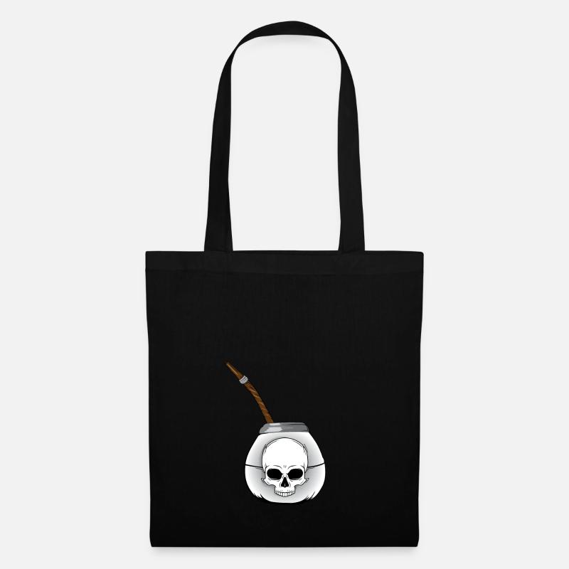 Skull on Mate - Stoffbeutel - Schwarz