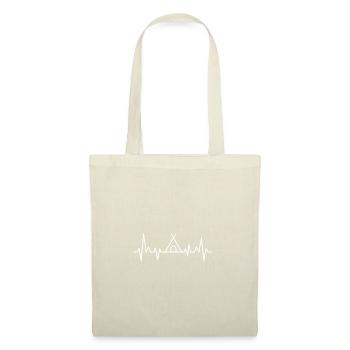 Pfadfinder Heartbeat · Heartbeat · Camping · Natur - Stoffbeutel - Natur - Vorne