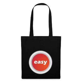 Easy Button - Tote Bag - black - Front