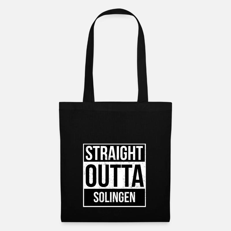 Straight Outta Solingen - Stoffbeutel - Schwarz