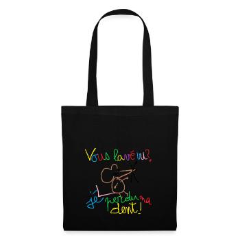 Vous lavé vu ? - Sac en tissu - noir - Devant