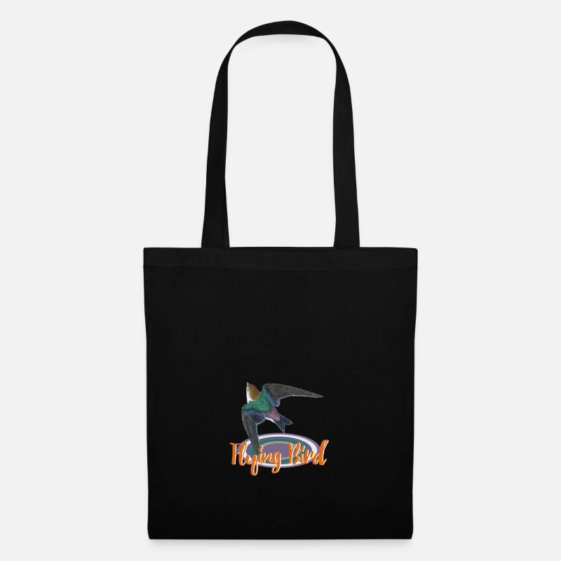 flying bird - Tote Bag - black