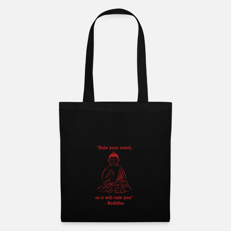 Buddha - "Verstand" - Tote Bag - black