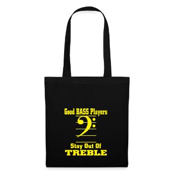 bass player - Tote Bag - black - Front