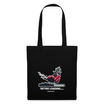 Tattoo Loading .. Hand tattoo machine tattooed ink - Tote Bag - black - Front