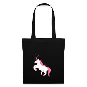 Amazing Unicorn - Das letzte Einhorn - Stoffbeutel - Schwarz - Vorne