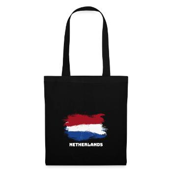 Netherlands Holland flag flag - Tote Bag - black - Front