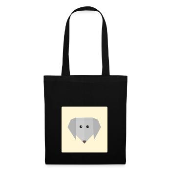 idée cadeau chien Doodle - Sac en tissu - noir - Devant