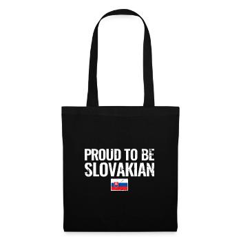 Proud To Be Slovakian Slovakia Slovak Slovak - Tote Bag - black - Front