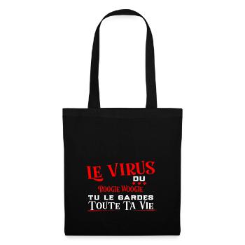Boogie Woogie virus cadeau sport - Sac en tissu - noir - Devant