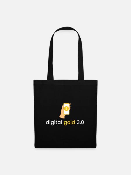 digitales Gold 3.0 - Stoffbeutel - Schwarz