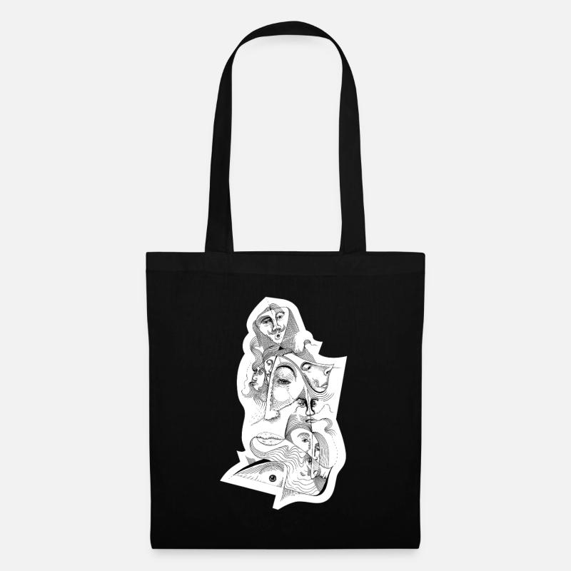Crowd - Tote Bag - black